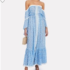 Sunday Saint Tropez Evana Dot Off Shoulder Dress 1SZ